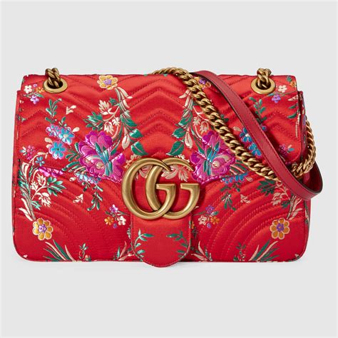 gucci floral handbags